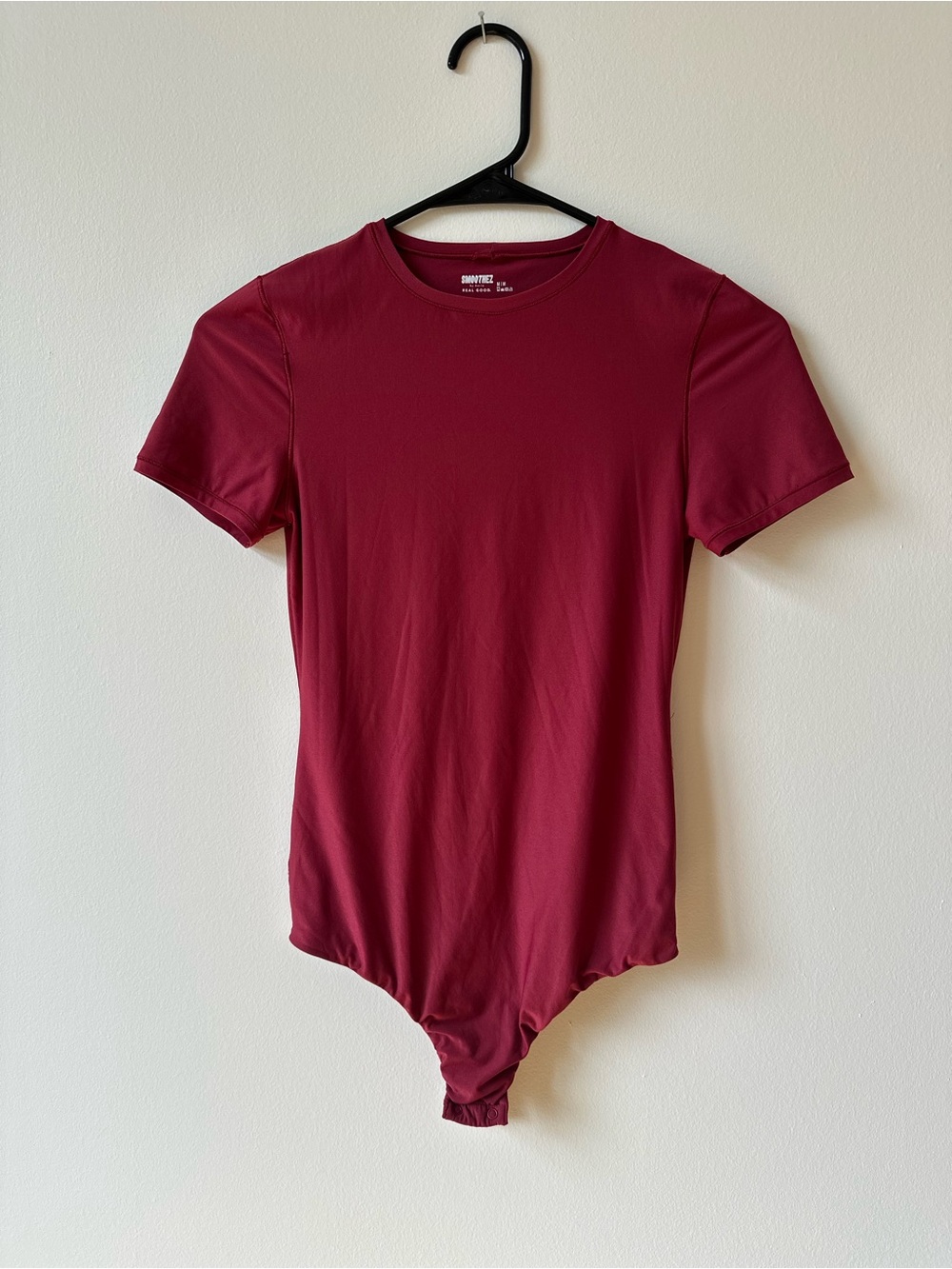 aerie Red Short-Sleeve Bodysuit
